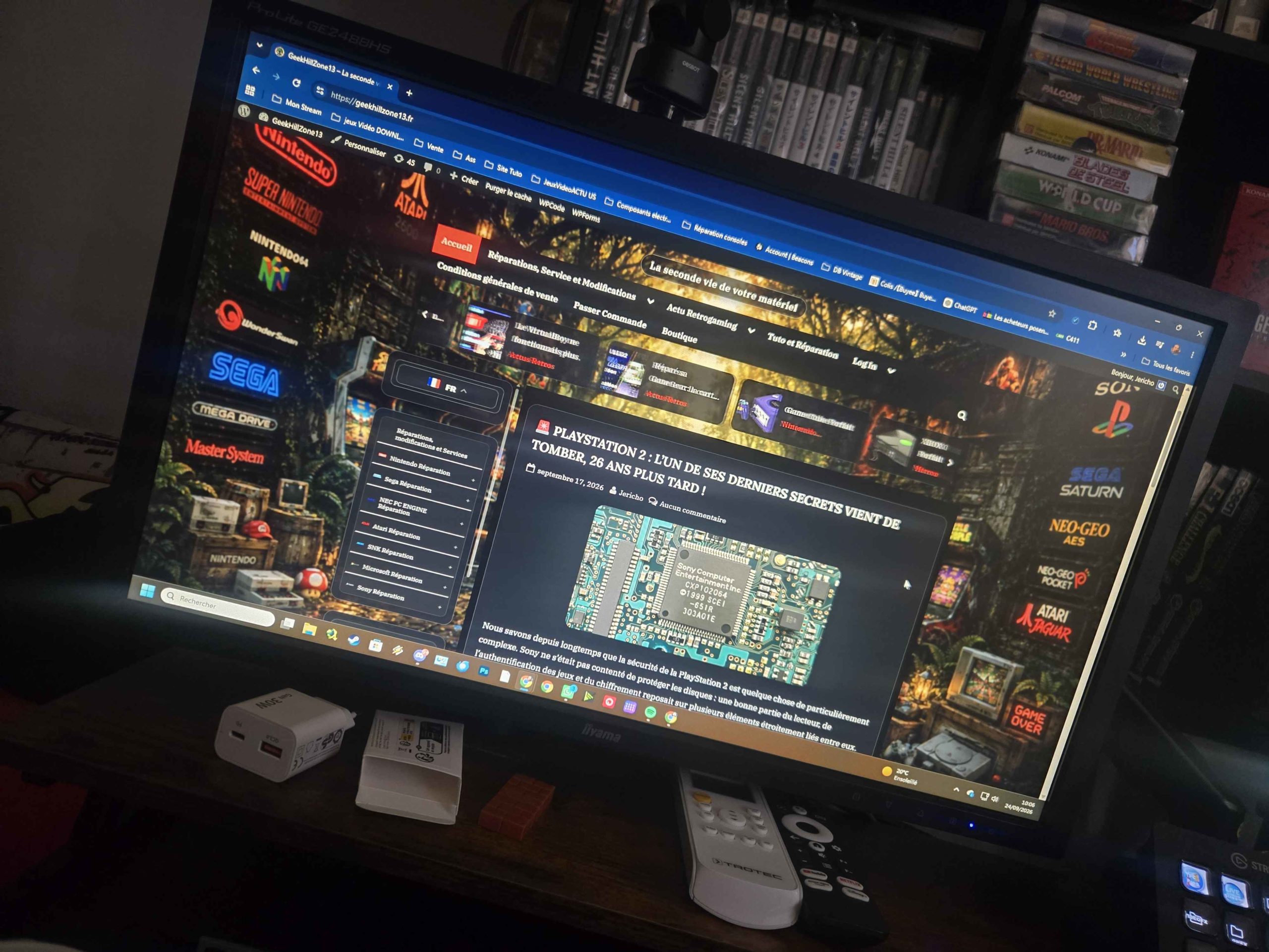Mise à jour du site : menu corrigé et nouvelles rubriques en préparation